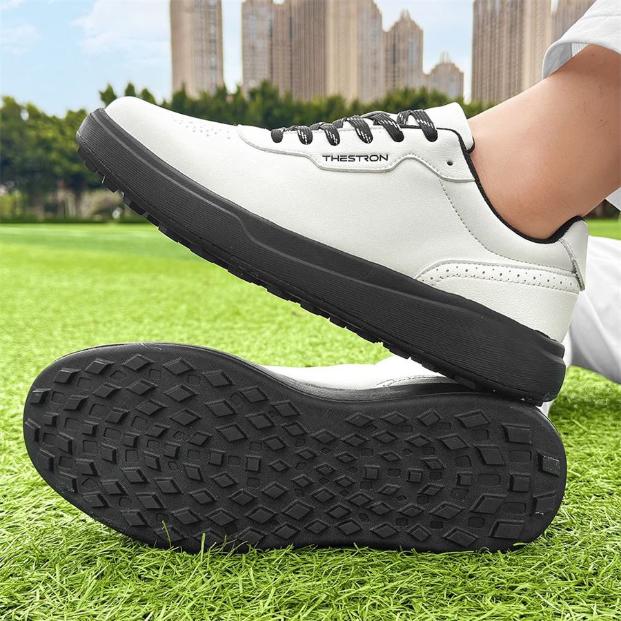 Court Spikeless Golf Shoe on the golf course, view 4