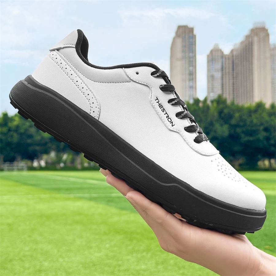 Court Spikeless Golf Shoe on the golf course, view 7