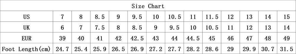 K13 size chart