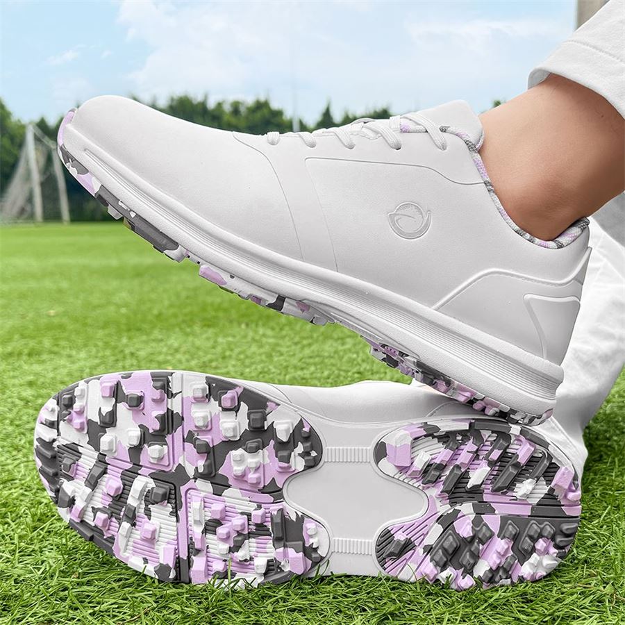 Women's Camo-Sole Golf Shoe on the golf course, view 3