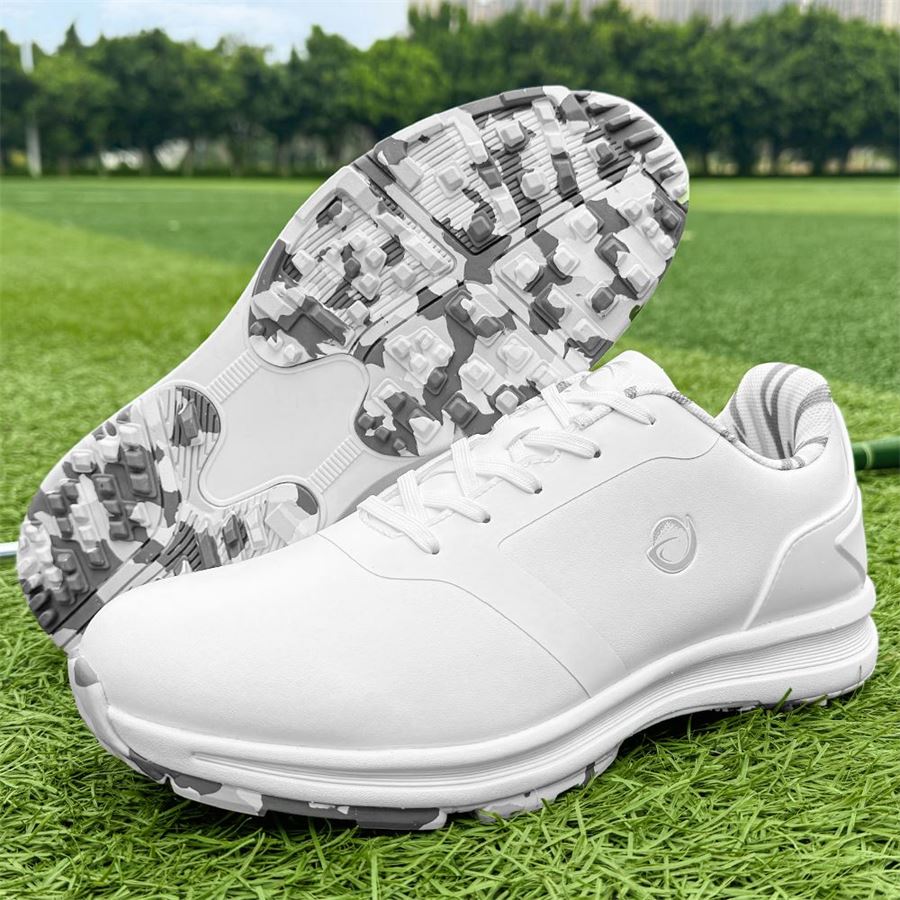 Women's Camo-Sole Golf Shoe on the golf course, view 5